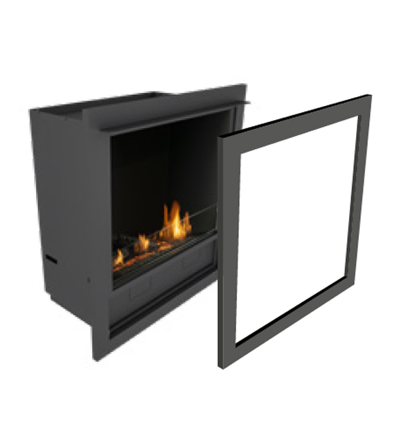 Planika L-Fire in casing with frame